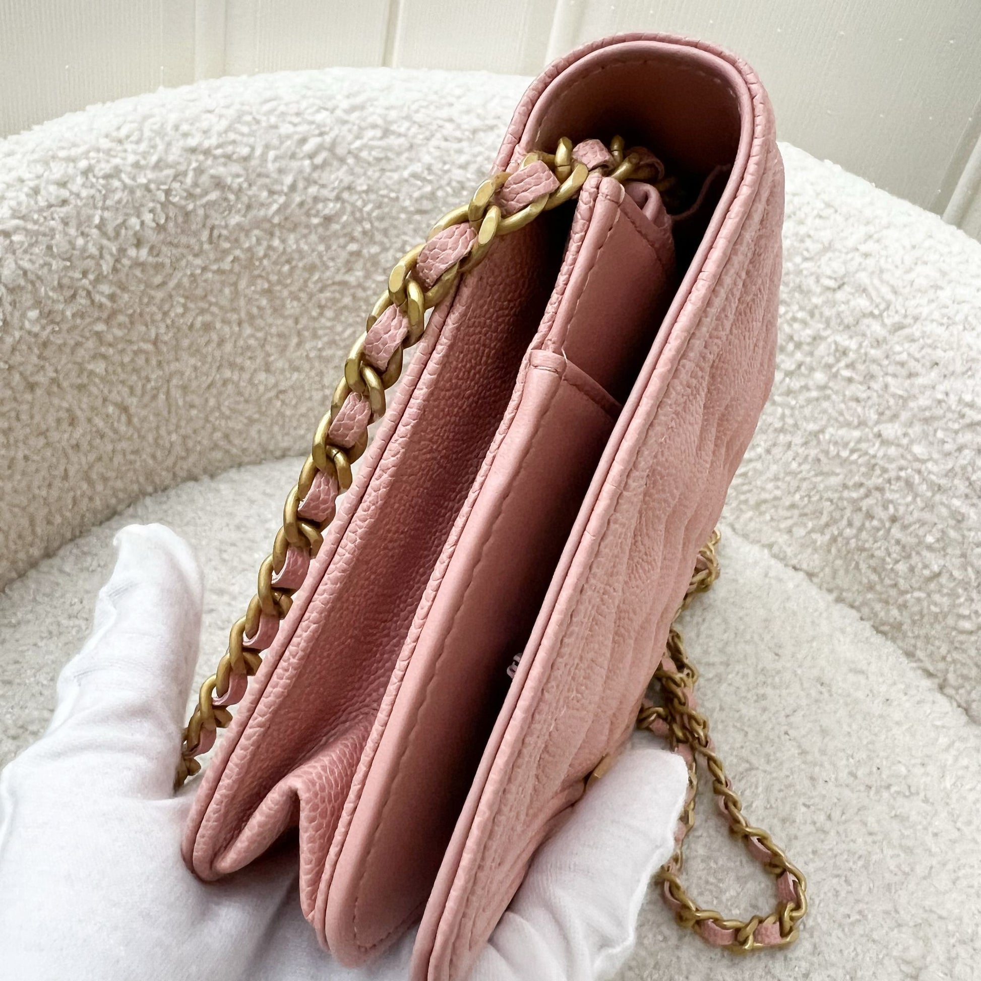 Chanel Boy Wallet on Chain WOC Crossbody Bag - Rovelle Bags