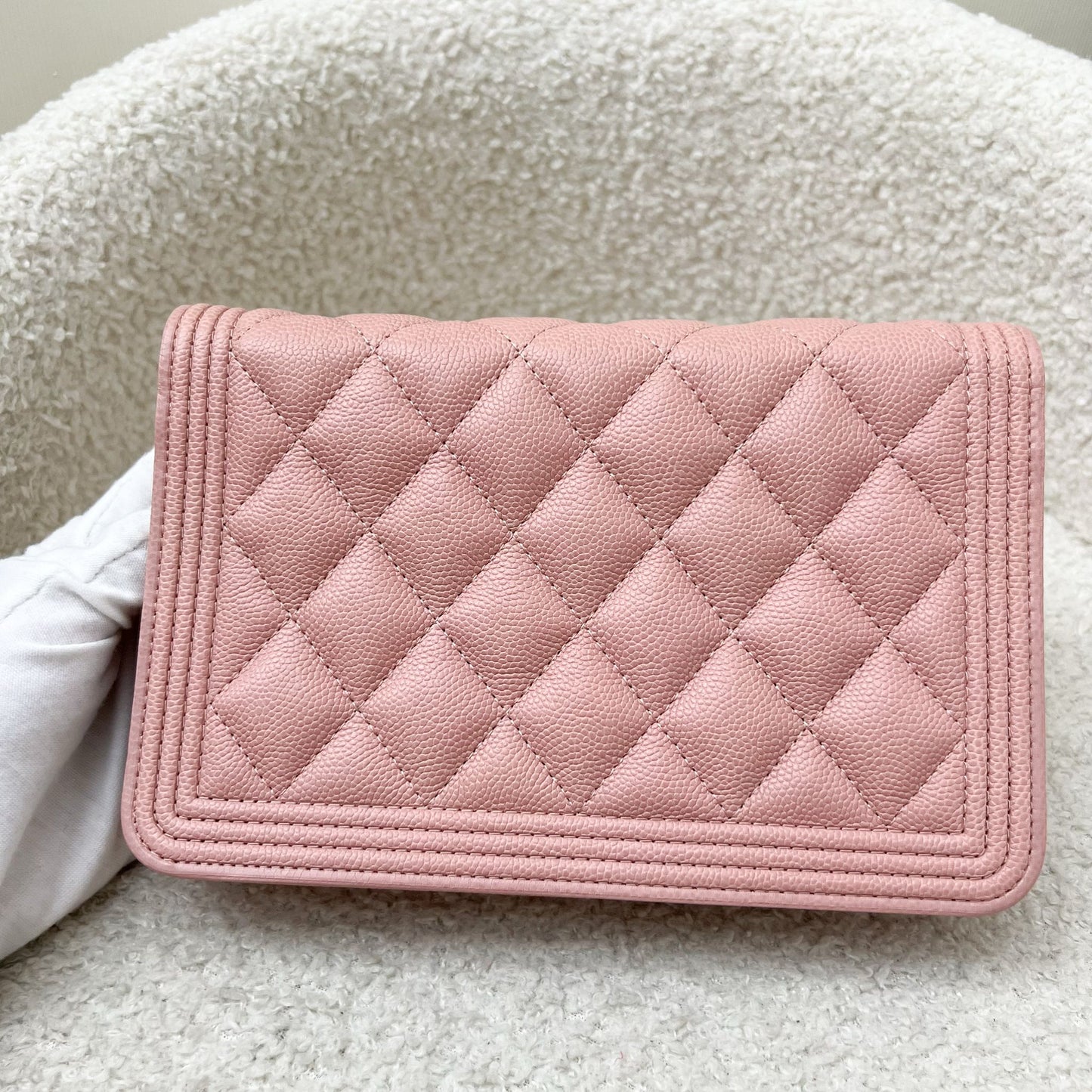 Chanel Boy Wallet on Chain WOC Crossbody Bag - Rovelle Bags