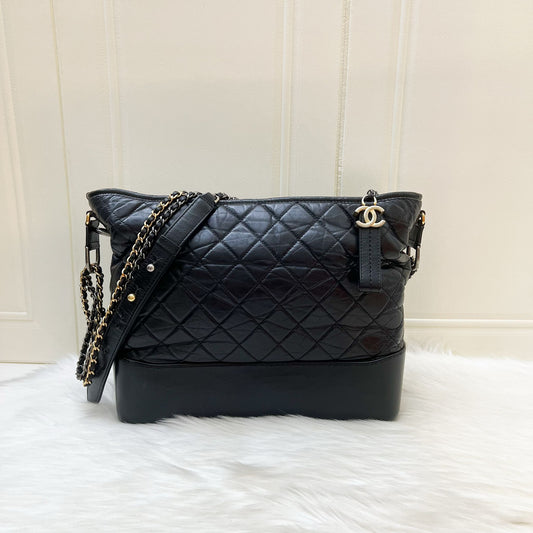 Chanel Large Gabrielle Hobo in Black Shoulder Bag - Rovelle Bags