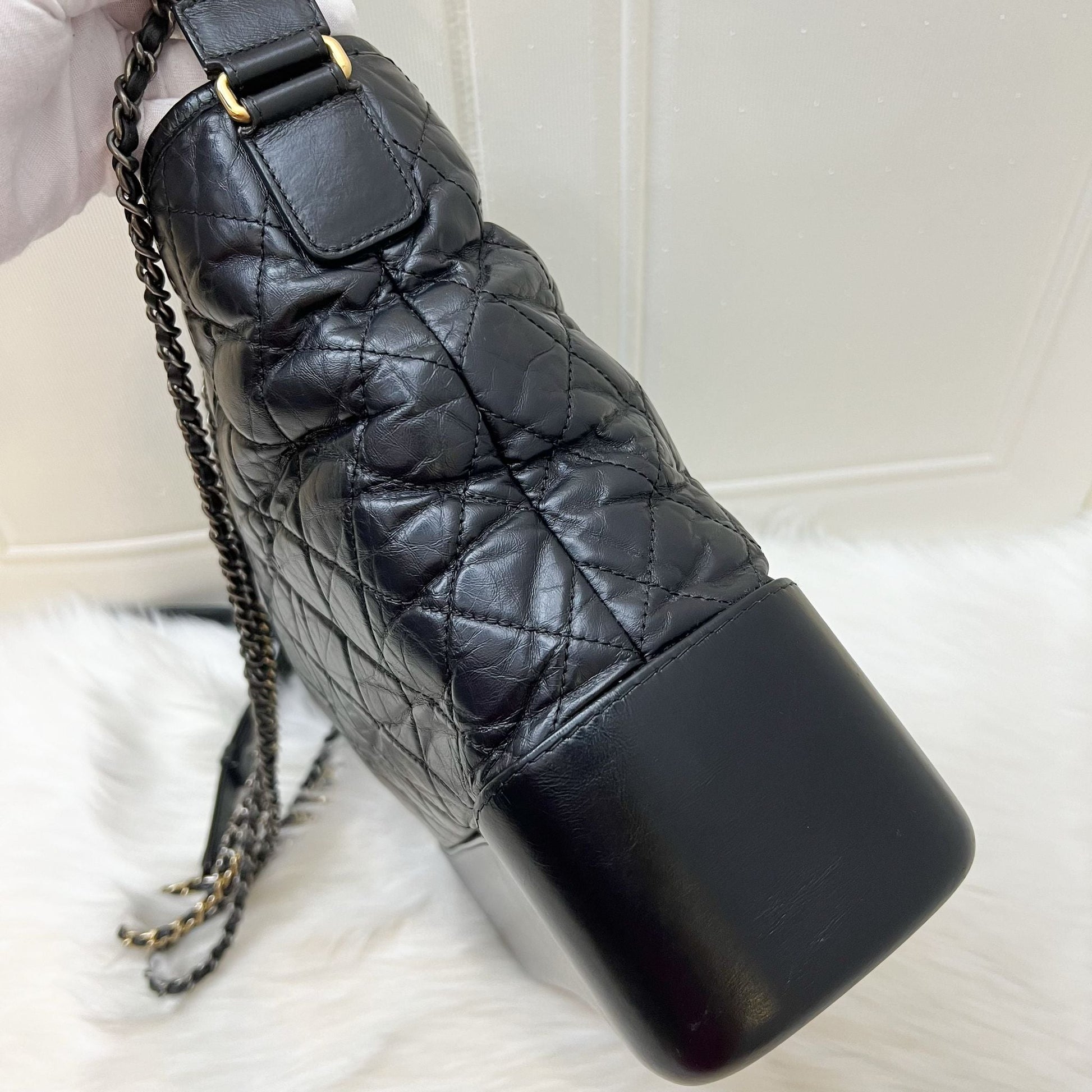 Chanel Large Gabrielle Hobo in Black Shoulder Bag - Rovelle Bags