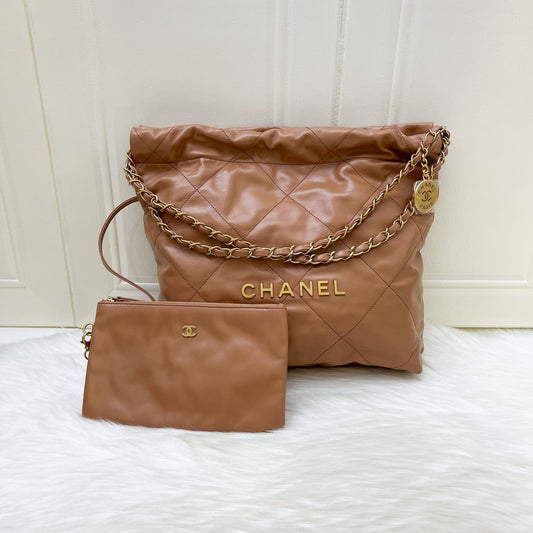 Chanel 22 Small Hobo Handbag - Rovelle Bags
