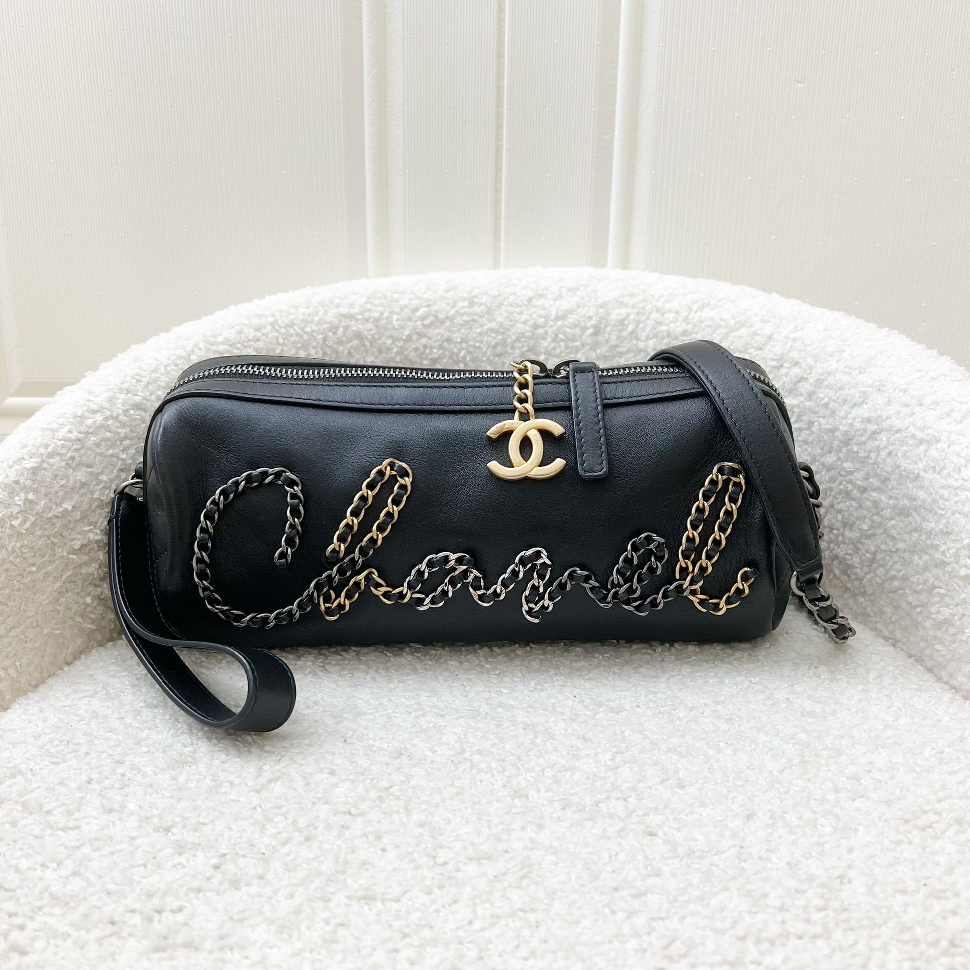 Chanel Seasonal Round Bowling Handbag - Rovelle Bags