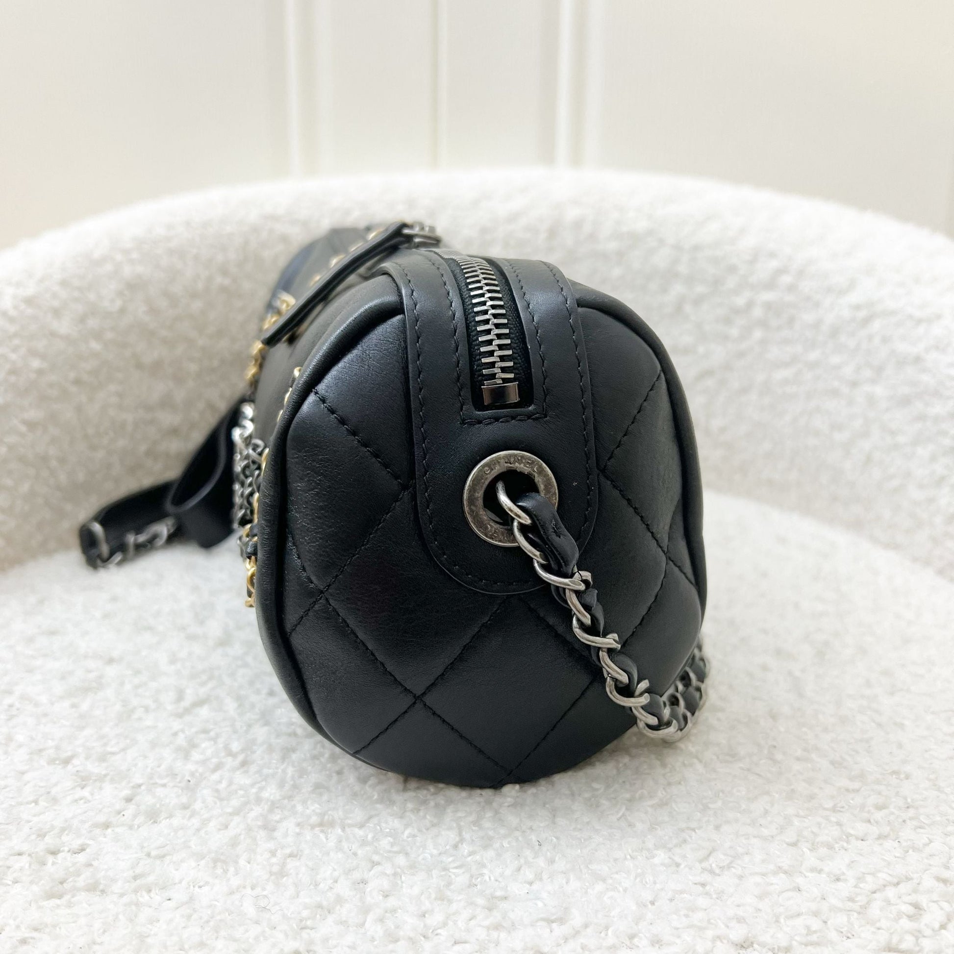 Chanel Seasonal Round Bowling Handbag - Rovelle Bags