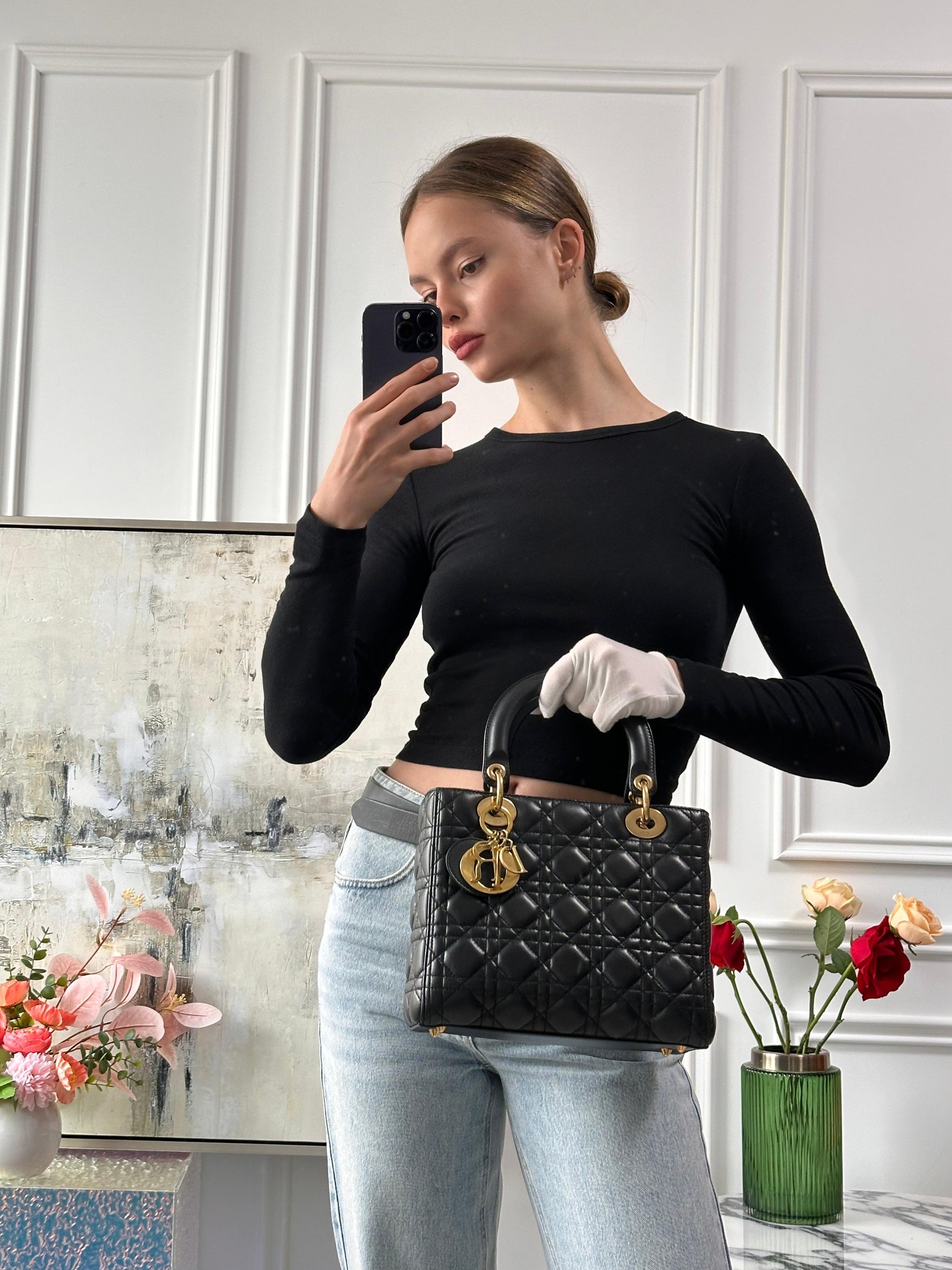 Dior Lady Dior Handbag - Rovelle Bags