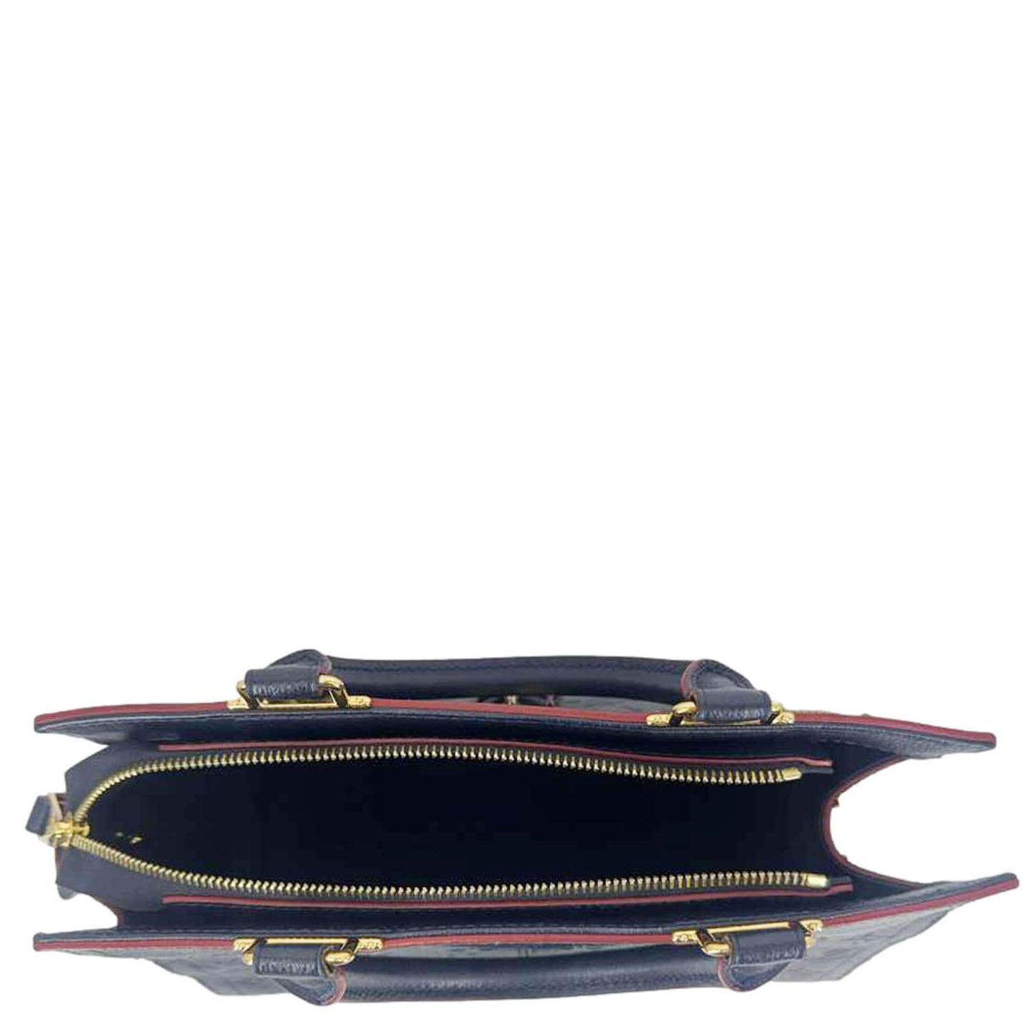 LOUIS VUITTON Sully PM Monogram Empreinte Leather Shoulder Bag Marine Rouge