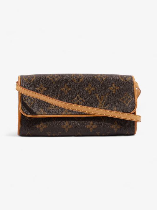 Louis Vuitton Twin Pochette Monogram Coated Canvas PM