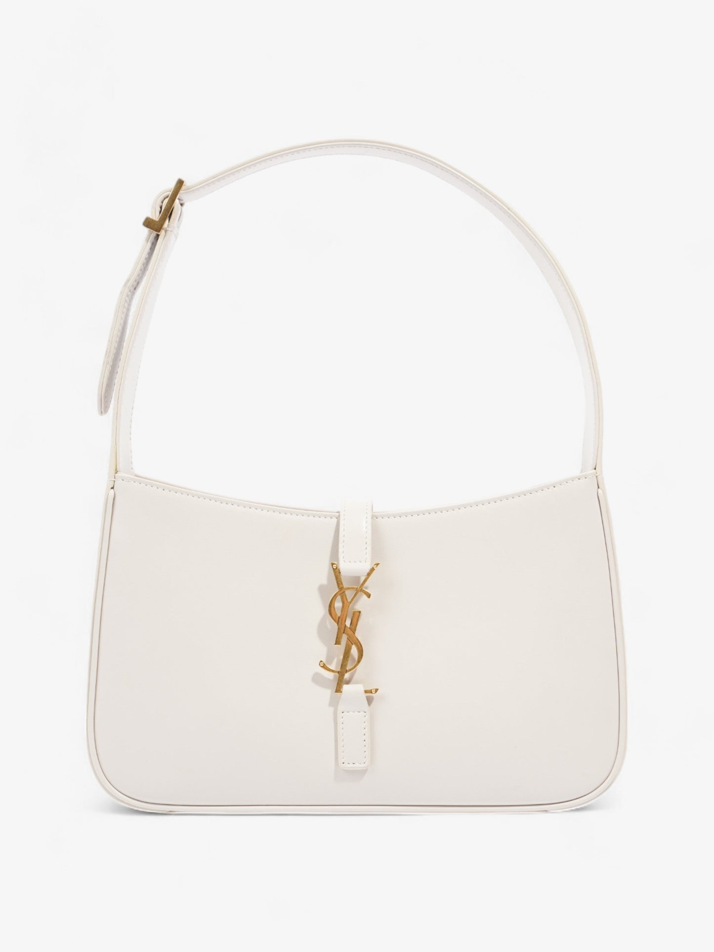 Saint Laurent Le 5 A 7 Cream Leather