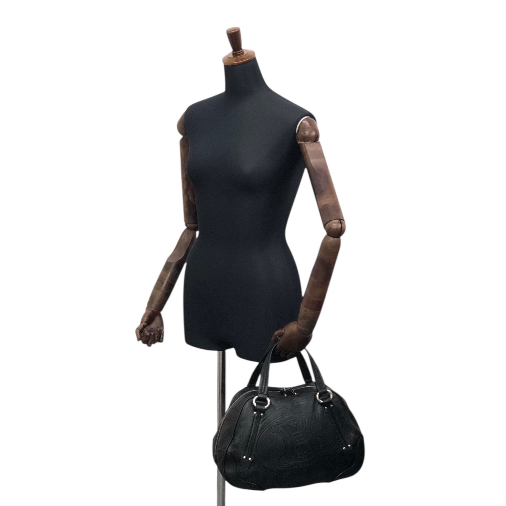 CELINE Small Boston bag Handbag Black 2bg7ri