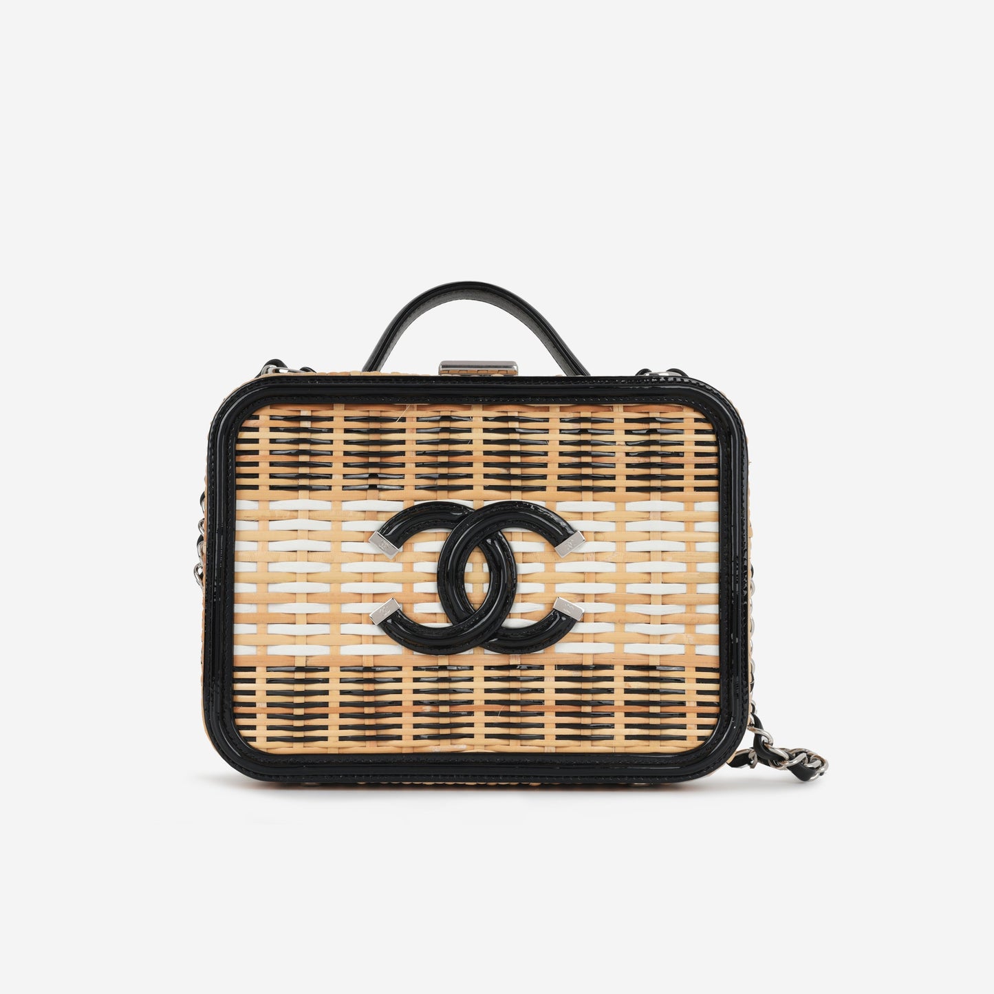 Chanel Filigree Cc Vanity Case - Medium
