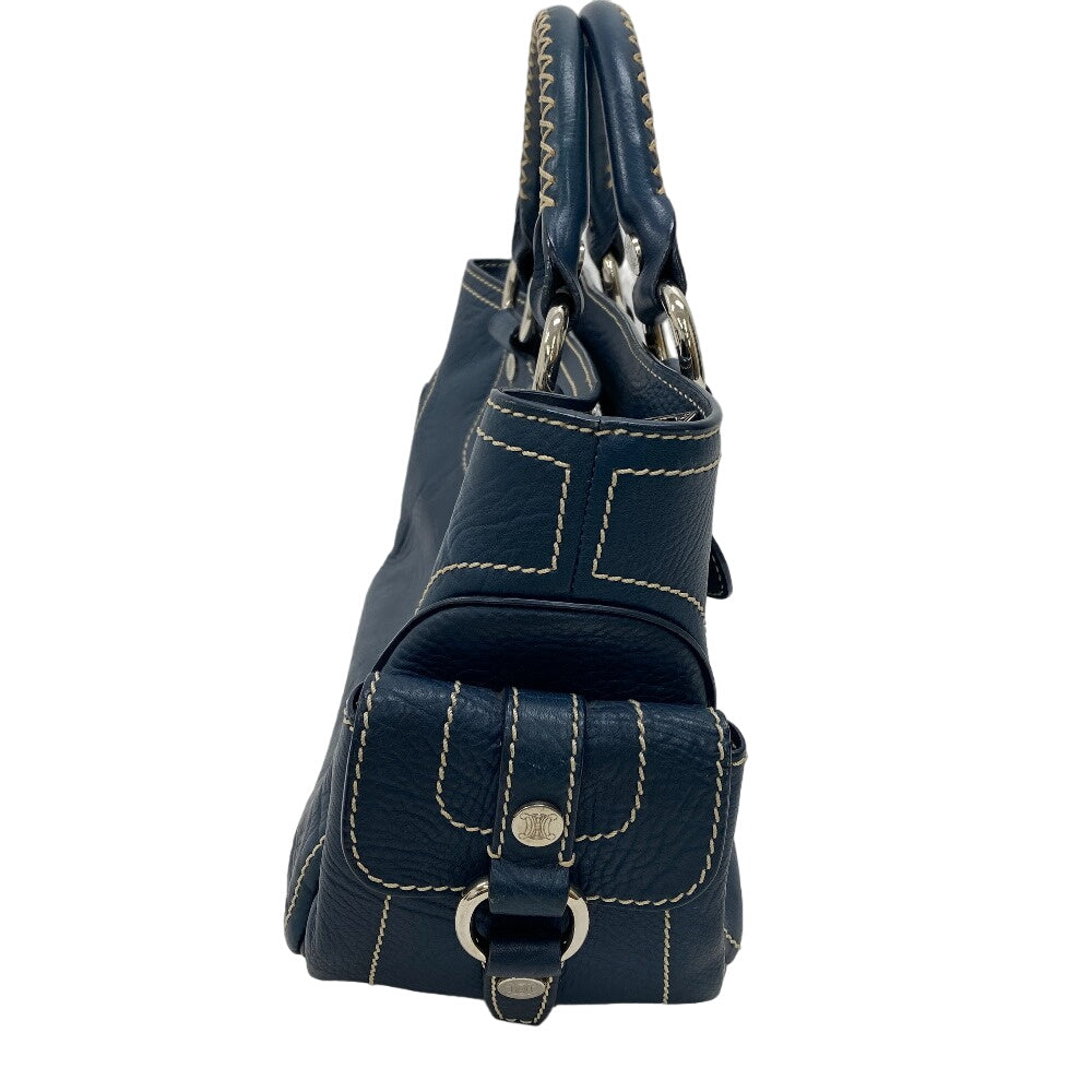 CELINE Handbag leather Navy Boogie bag Women