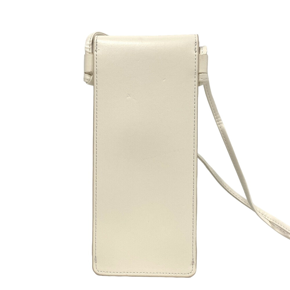 CELINE Pouch leather white By Edith Slimane Women