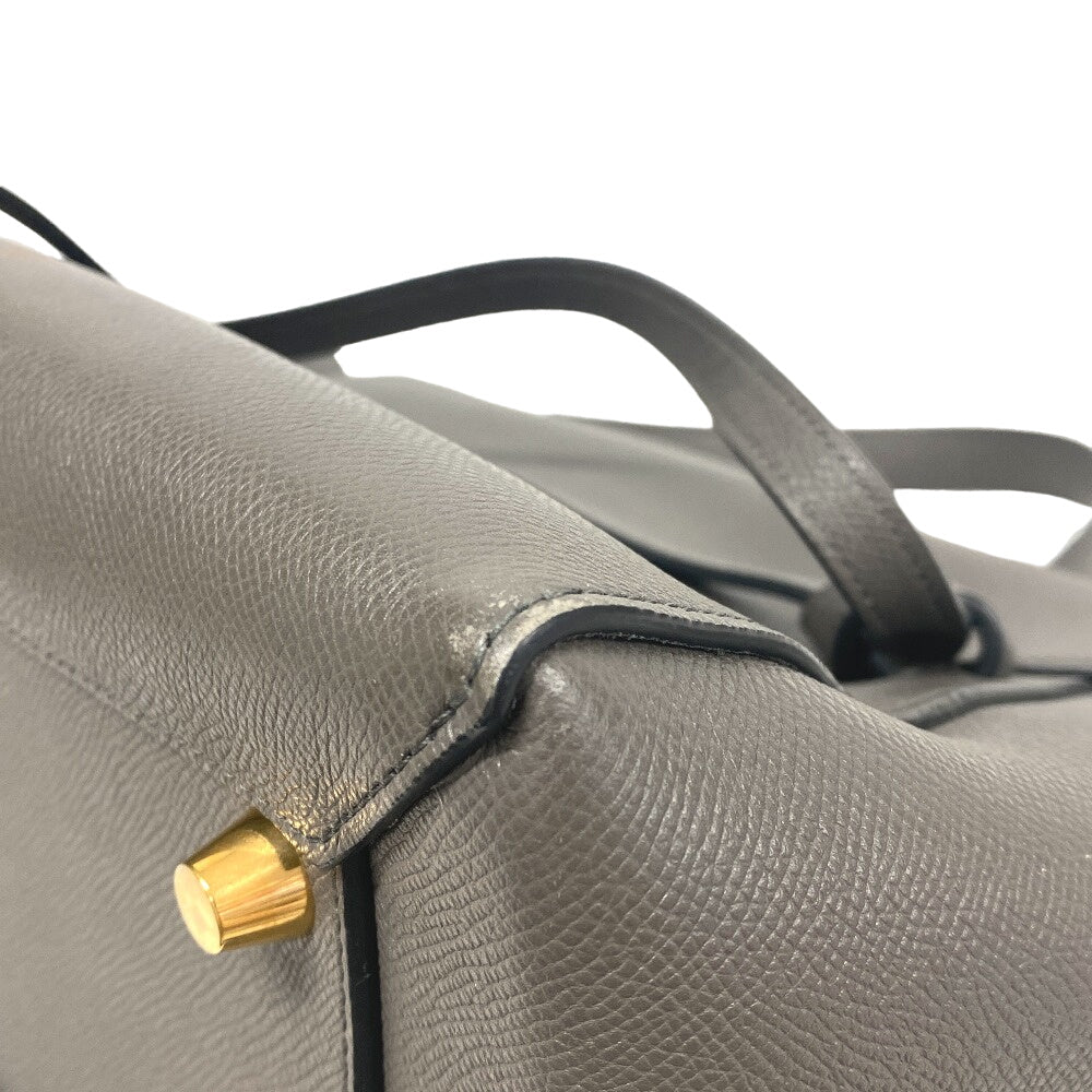 CELINE Handbag leather gray 2WAY Belt bag mini Women