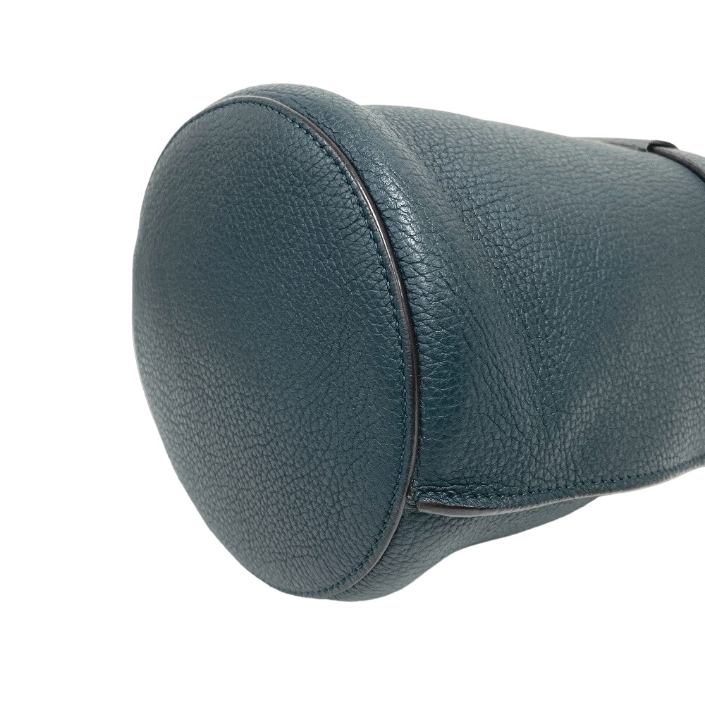 CELINE Handbag leather green Bucket Nano Big bag Women