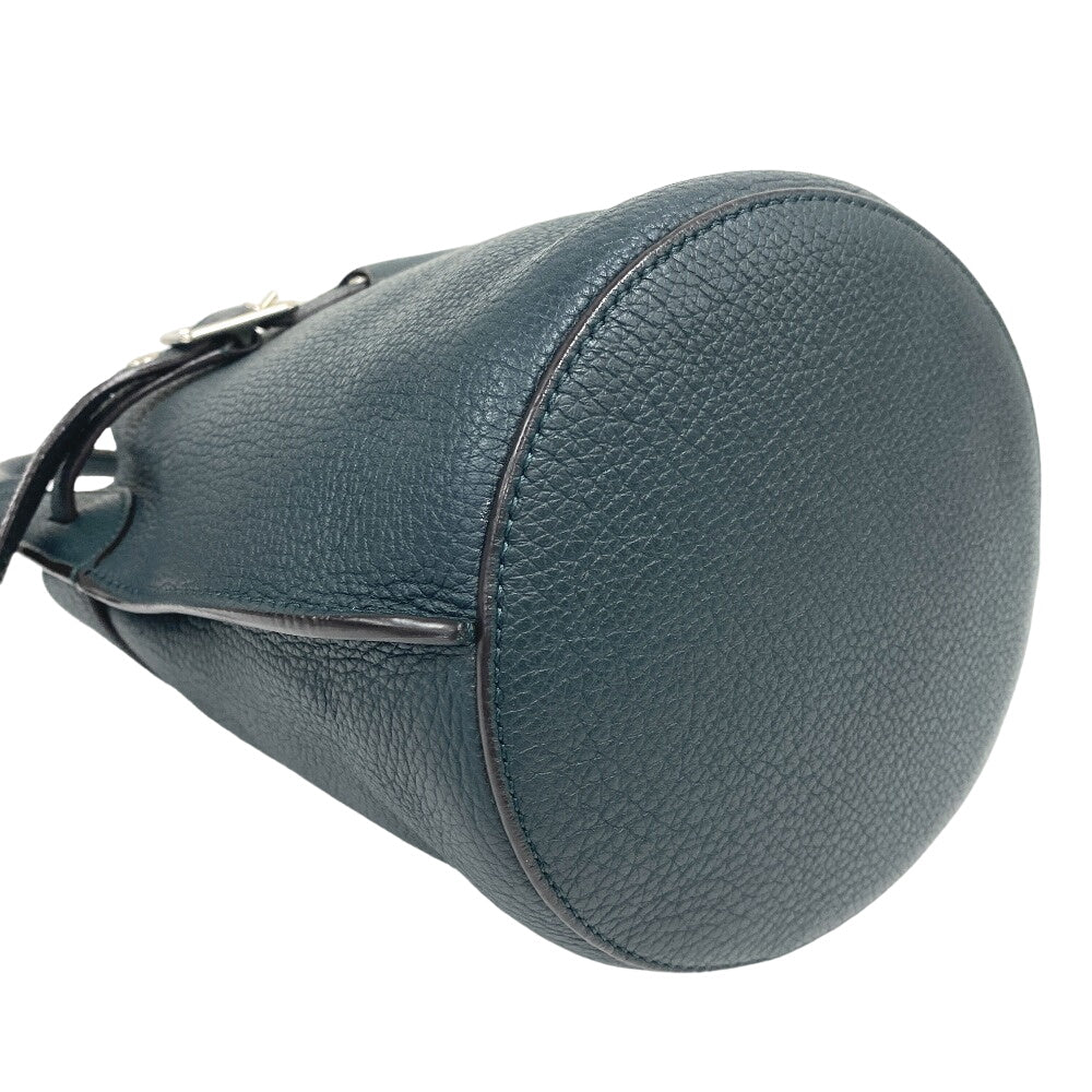 CELINE Handbag leather green Bucket Nano Big bag Women