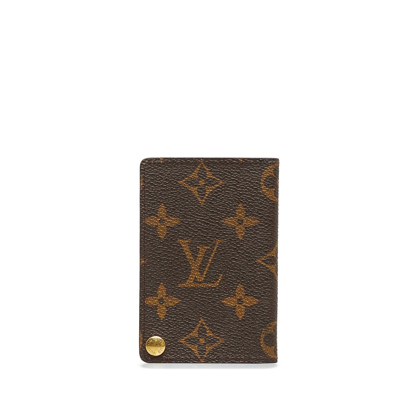 LOUIS VUITTON Monogram Porte-Cartes Credit Pression Card Holder