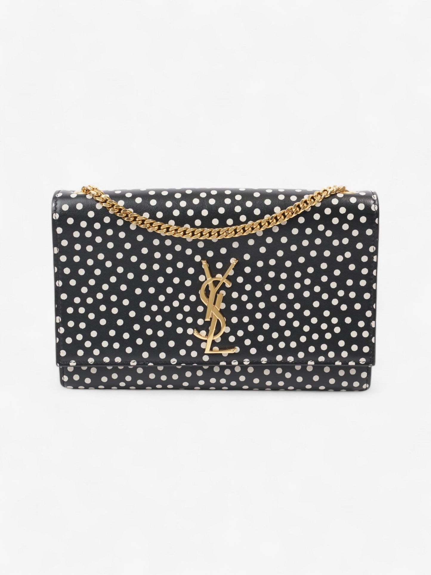 Saint Laurent Kate Leather Black Shoulder Bag Style 21