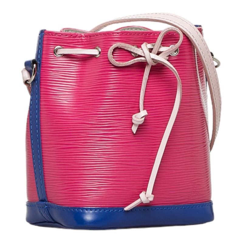 Louis Vuitton Epic Nanoe Sliding Shoulder Bag M42502 Pink Navi PVC Leather Louis Vuitton