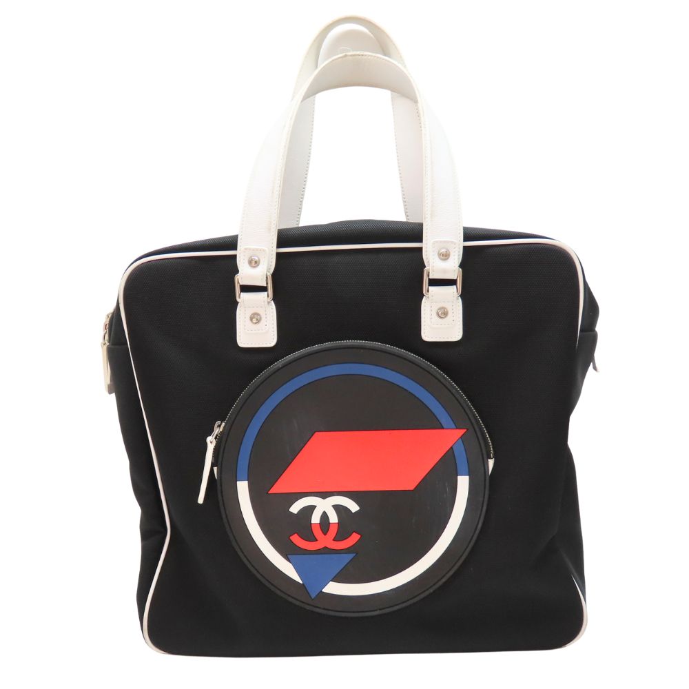 Chanel Airline Canvas Leather Handbag - Rovelle Bags