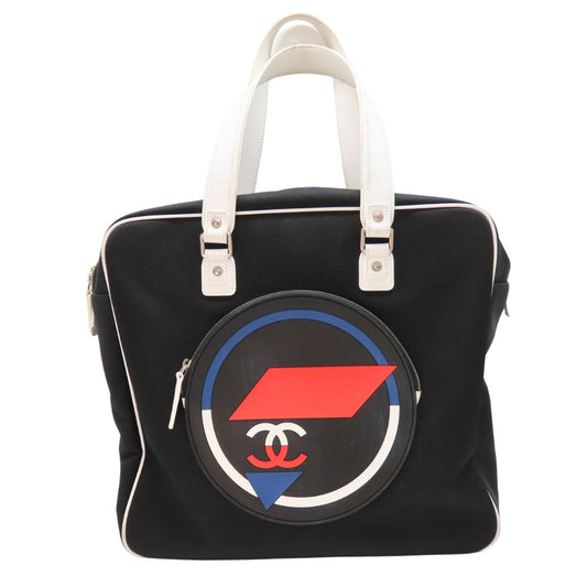 Chanel Airline Canvas Leather Handbag - Rovelle Bags