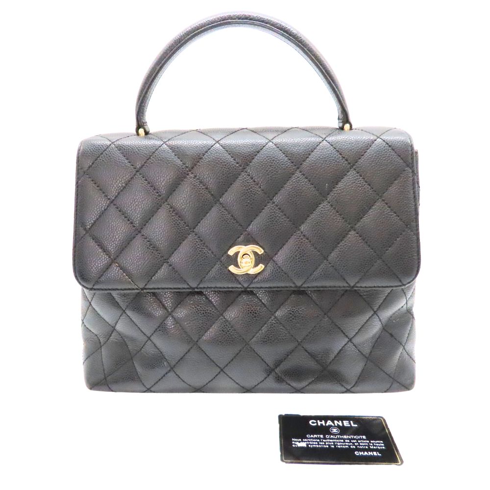 Chanel Caviar Skin Top Handbag - Rovelle Bags