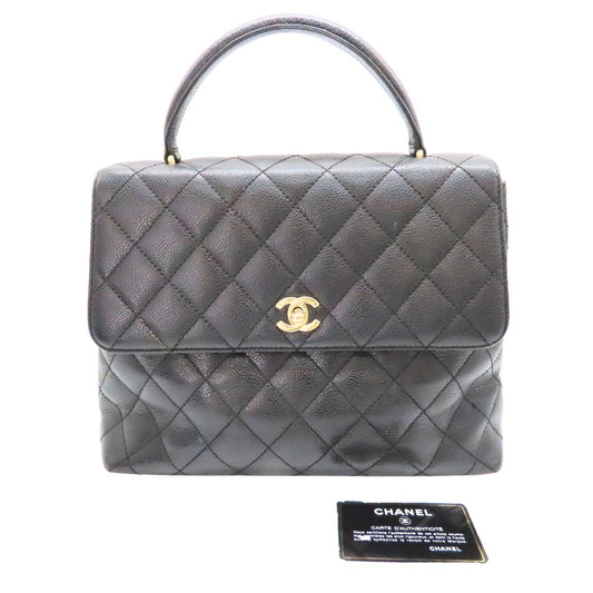 Chanel Caviar Skin Top Handbag - Rovelle Bags