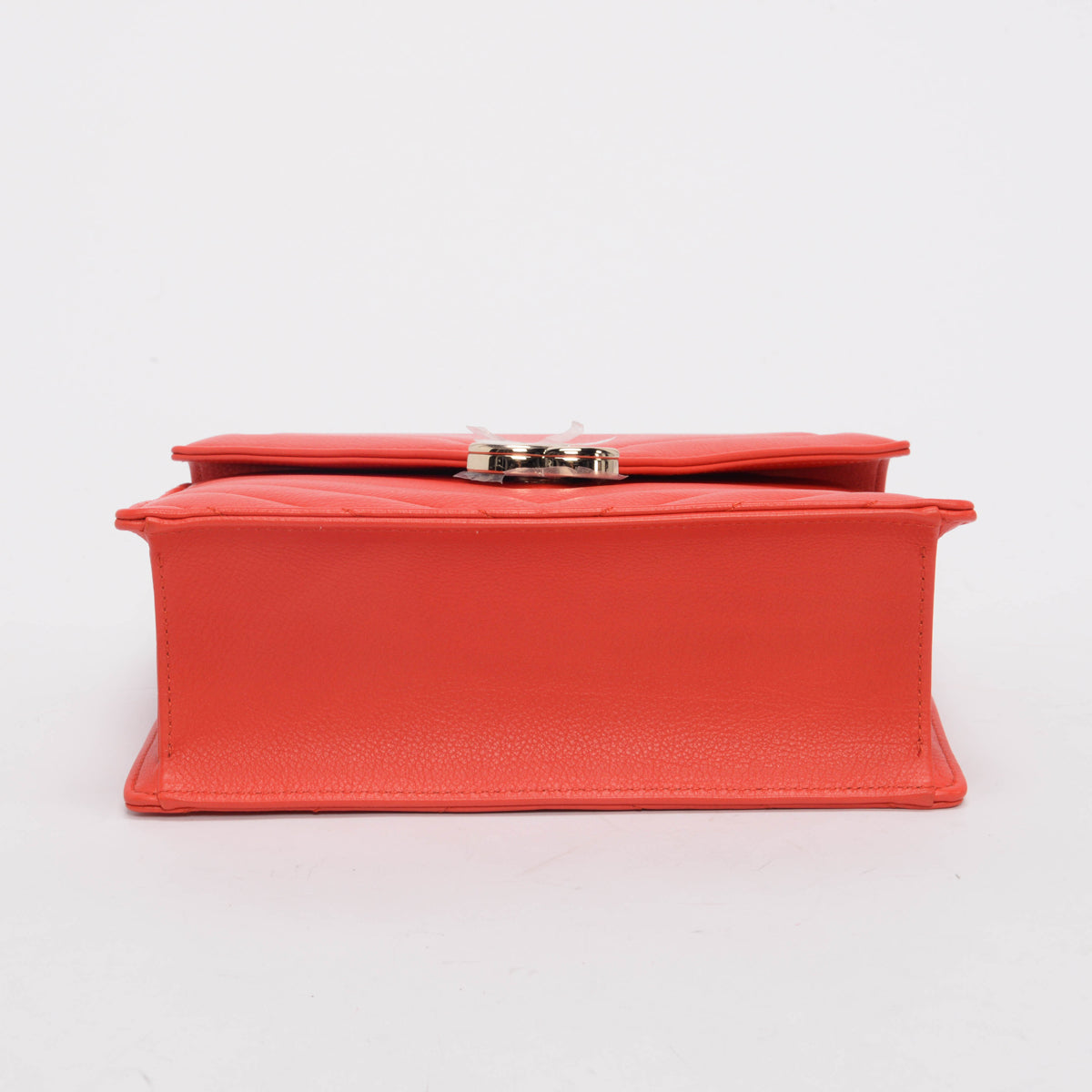 Chanel Red Chevron Calfskin Small Envelope Flap Bag - Rovelle Bags