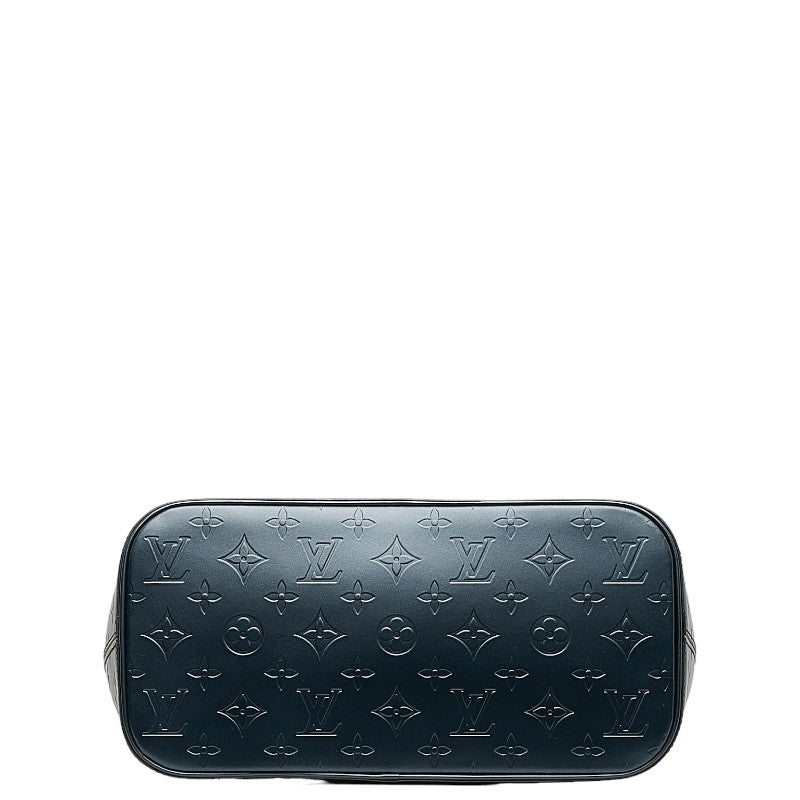 Louis Vuitton Monogram Matt Stockton Handbag M55115 Blue Leather Louis Vuitton