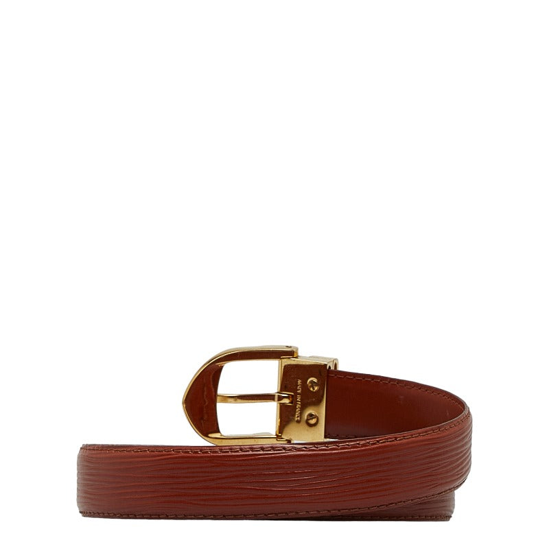 Louis Vuitton Epic Sanctuary Classic Belt R15003 Kenyan Brown Leather Louis Vuitton