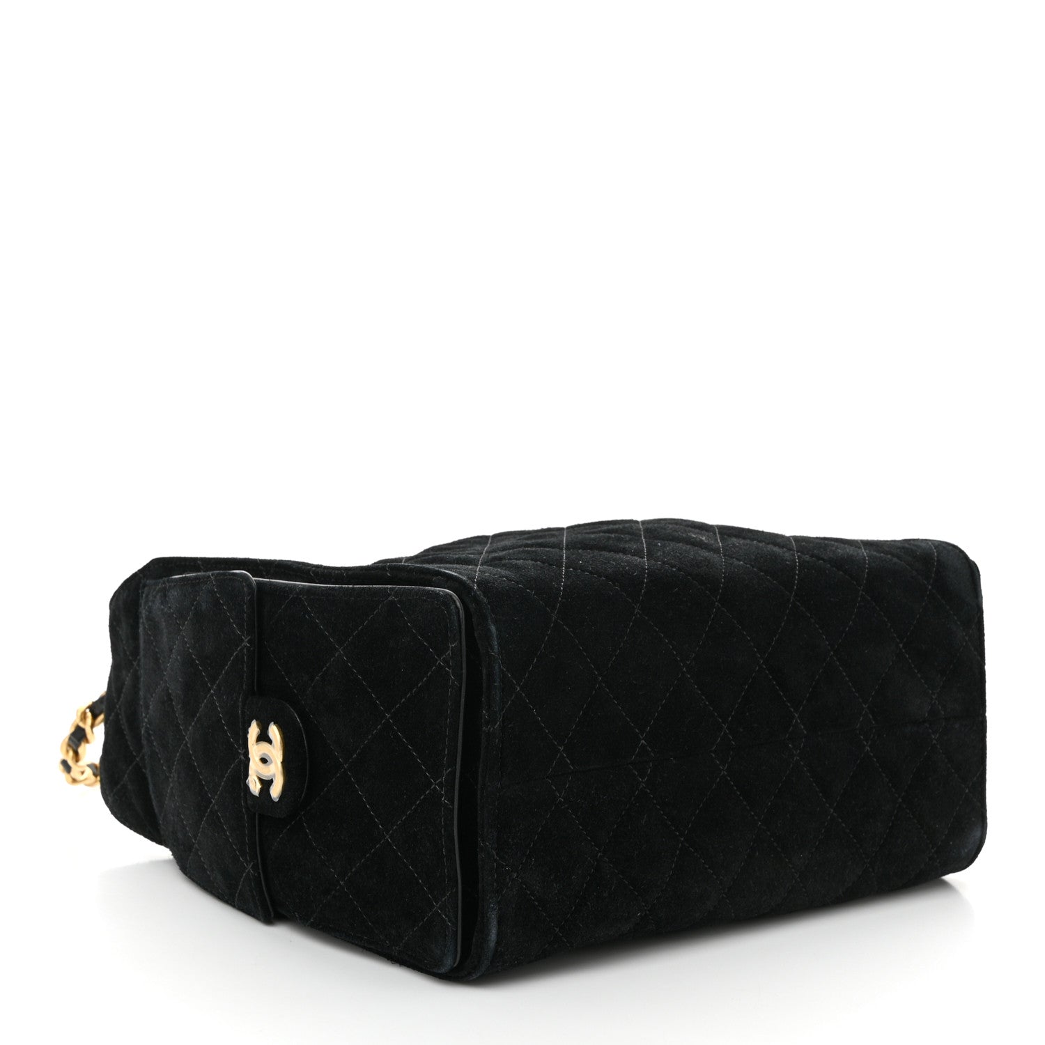 Chanel Suede Quilted Small Chanel 25 Handbag - Rovelle Bags