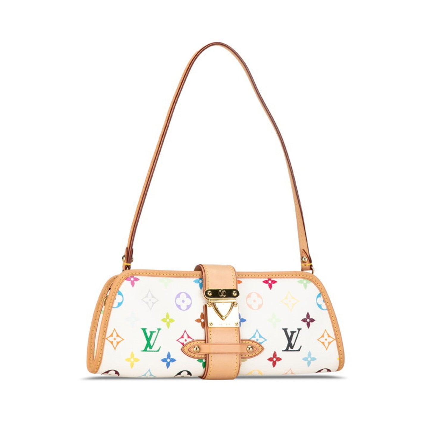 Louis Vuitton Blanc Pvc Leather Shoulder Bag