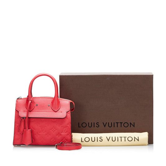 Louis Vuitton Monogram Amplant M41747 Handbag Leather Poppy Petal