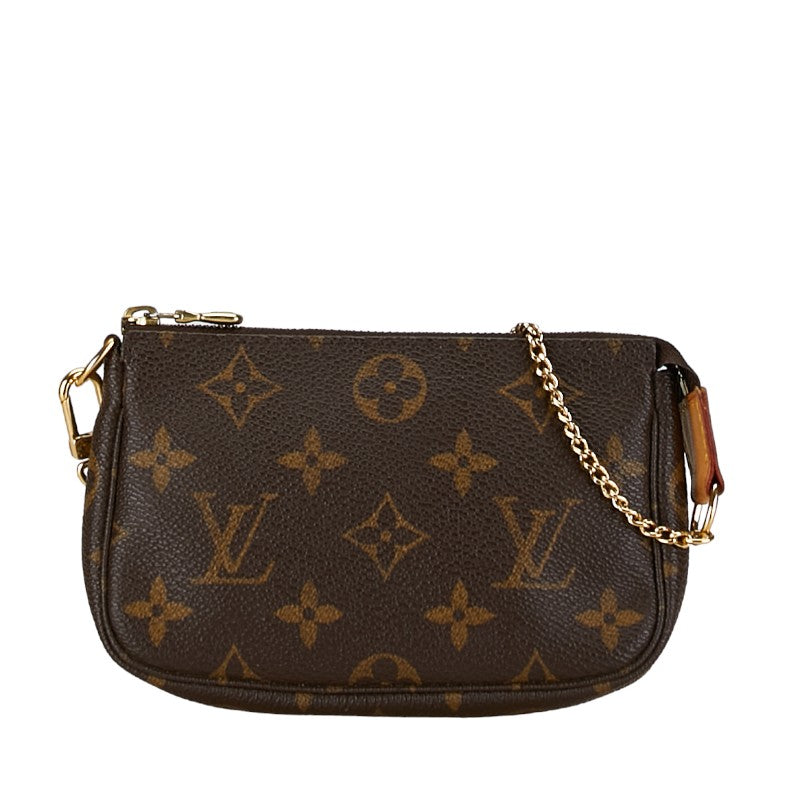 Louis Vuitton Monogram Mini-Accessoires M58009 Brown PVC Leather Louis Vuitton