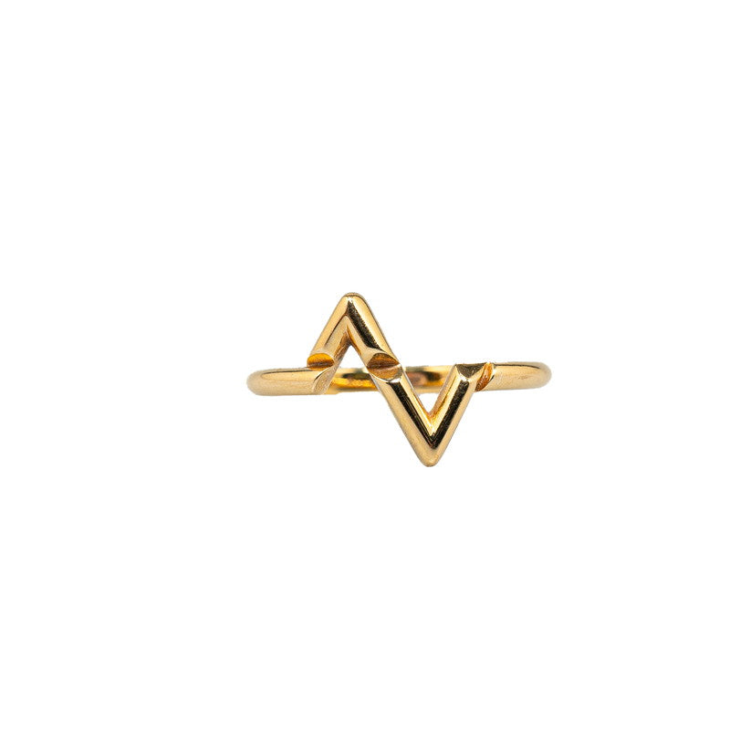 Louis Vuitton LV Volt Up Side Down Ring #54 Q9Q32H K18YG Yellow G Louis Vuitton