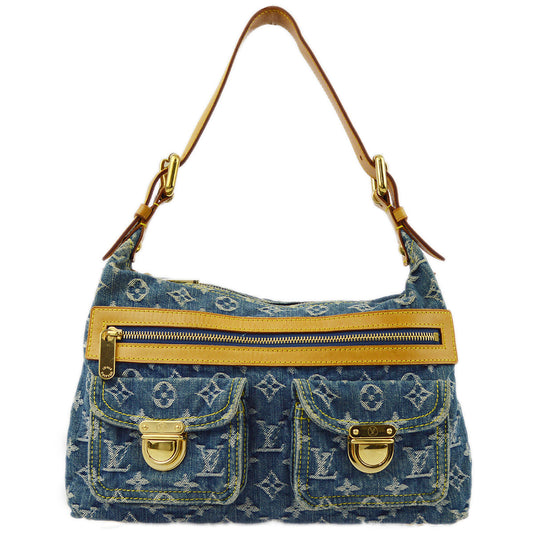 Louis Vuitton Blue Monogram Denim Baggy PM Shoulder Bag M95049