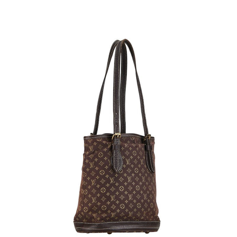Louis Vuitton Monogram Mini Bucket PM Torch Bag M95226 Eve Brown Canvas Leather Louis Vuitton