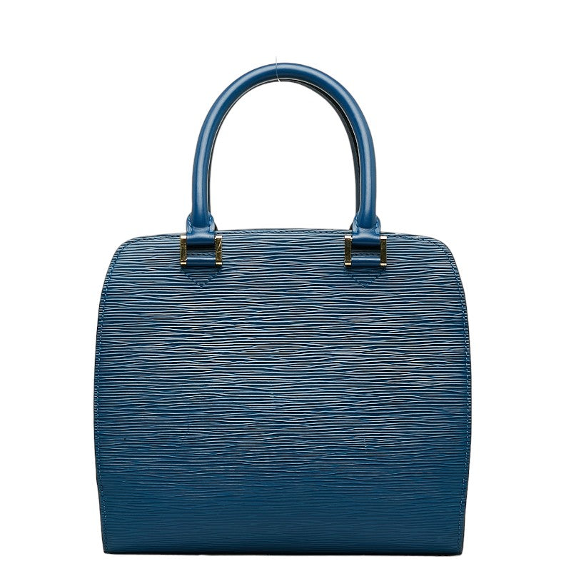 Louis Vuitton Epiphone Handbag M52055 Tread Blue Leather Louis Vuitton