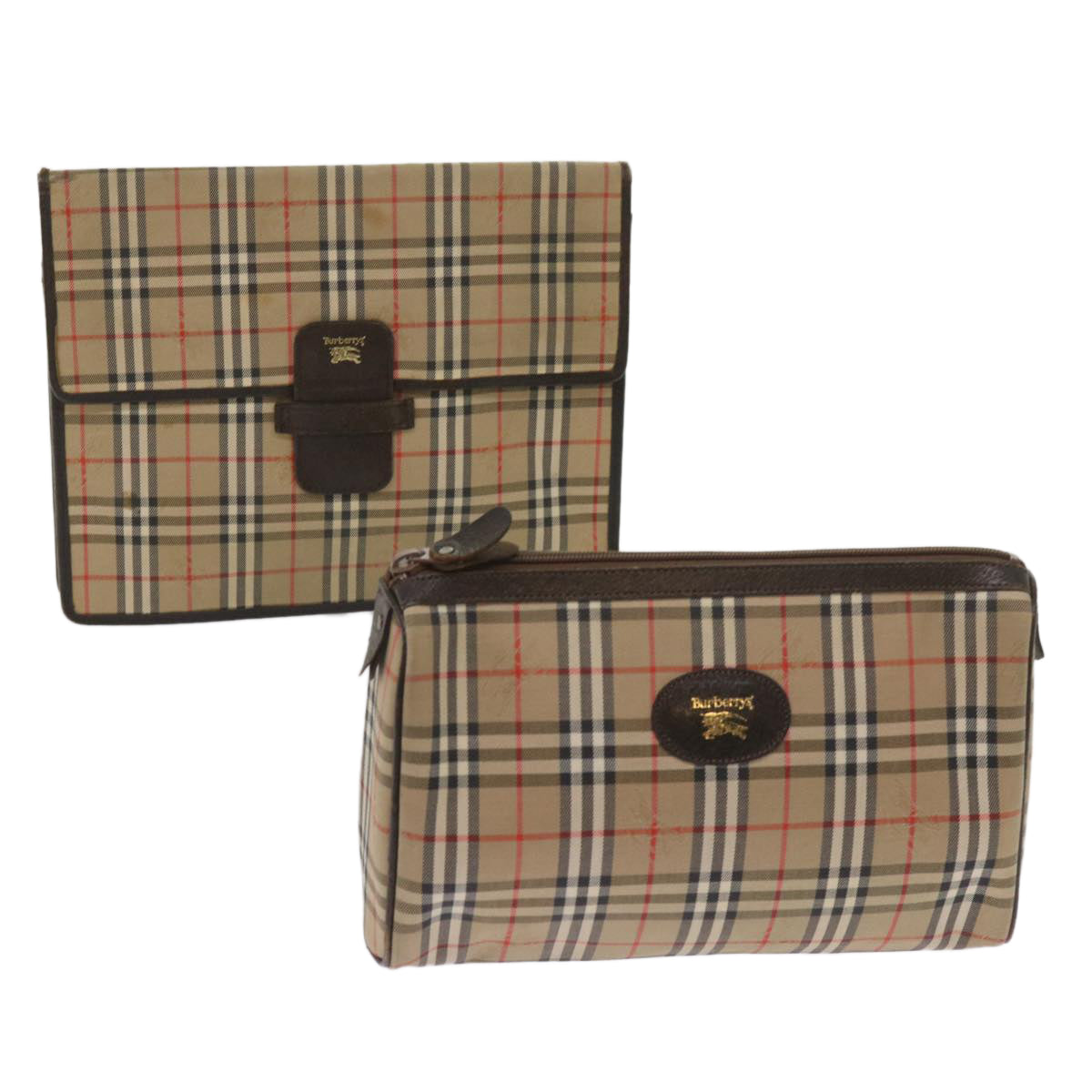 Burberry Check Clutch - Rovelle Bags