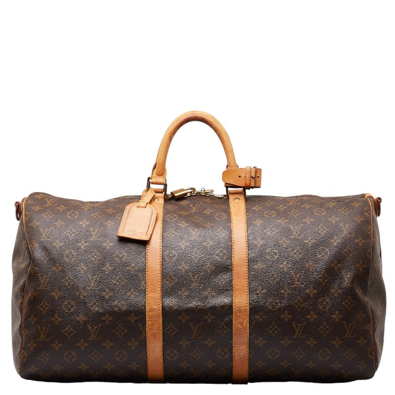 Louis Vuitton Monogram Kipur Bandouliere 55 Boston Bag Travel Bag M41414 Brown PVC Leather Louis Vuitton