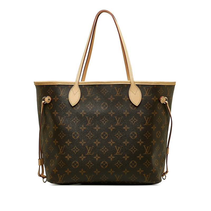 Louis Vuitton Monogram Newark MM Shoulder Bag M40156 Brown PVC Leather Louis Vuitton