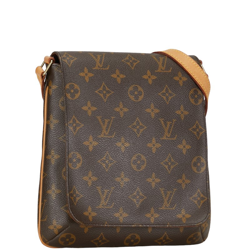 Louis Vuitton Monogram Musée Salsa Short Shoulder Bag M51258 Brown PVC Leather Louis Vuitton