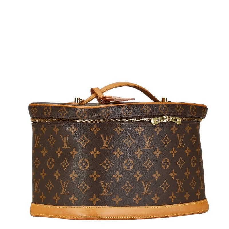 Louis Vuitton Monogram Nice Handbag Shoulder Bag 2WAY M47280 Brown PVC Leather Louis Vuitton