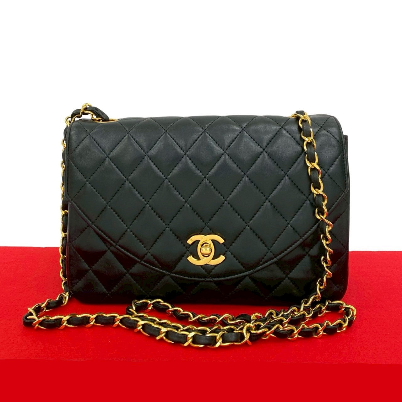 Chanel Lambskin Leather Shoulder Bag - Rovelle Bags