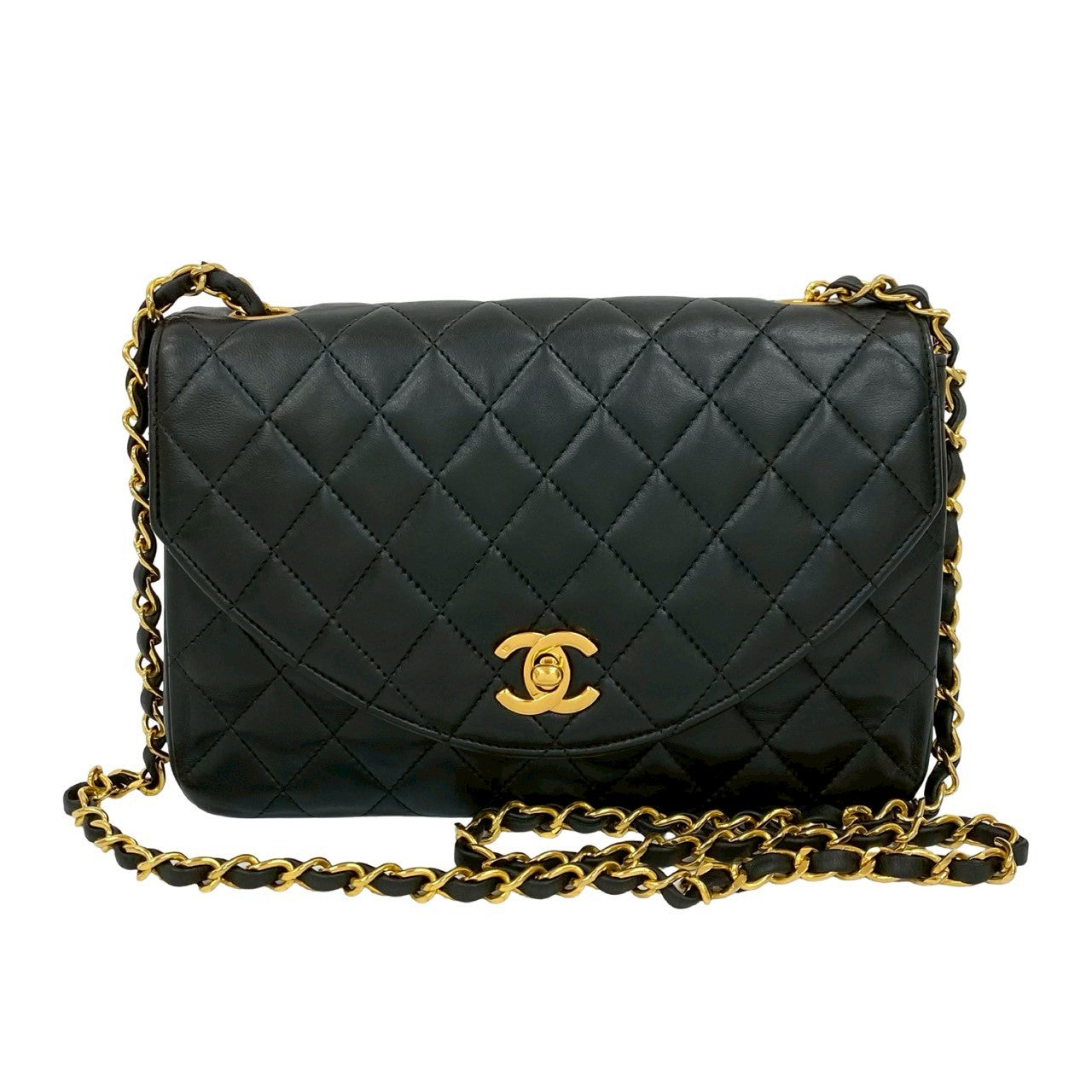 Chanel Lambskin Leather Shoulder Bag - Rovelle Bags