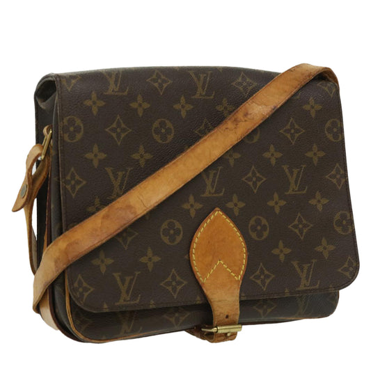 LOUIS VUITTON Monogram Cartouchiere GM Shoulder Bag M51252 LV Auth am3198