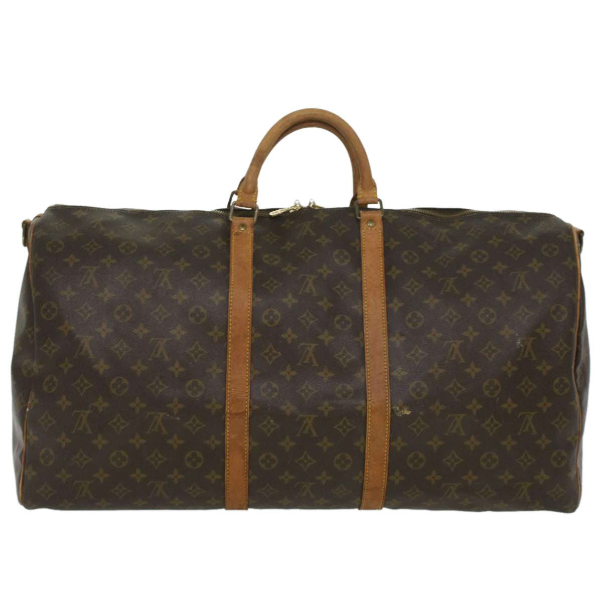 LOUIS VUITTON Monogram Keepall Bandouliere 60 Boston Bag M41412 LV Auth am3504