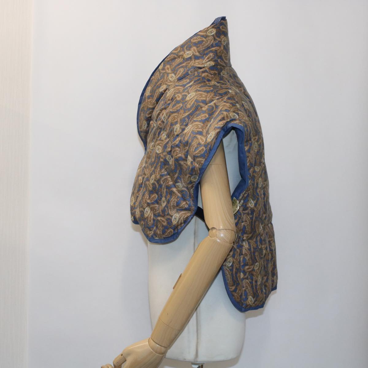 Luxury CELINE Paisley Shoulder Jacket Cotton 2Set Red Blue am4784
