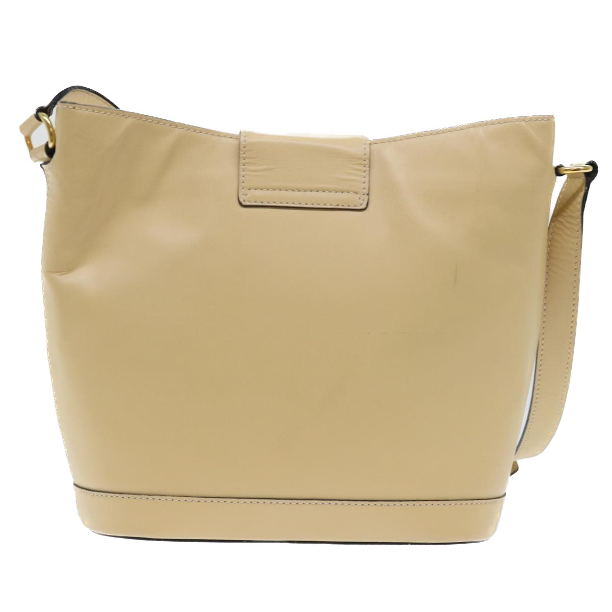 Luxury CELINE Shoulder Bag Leather Beige ar10051B