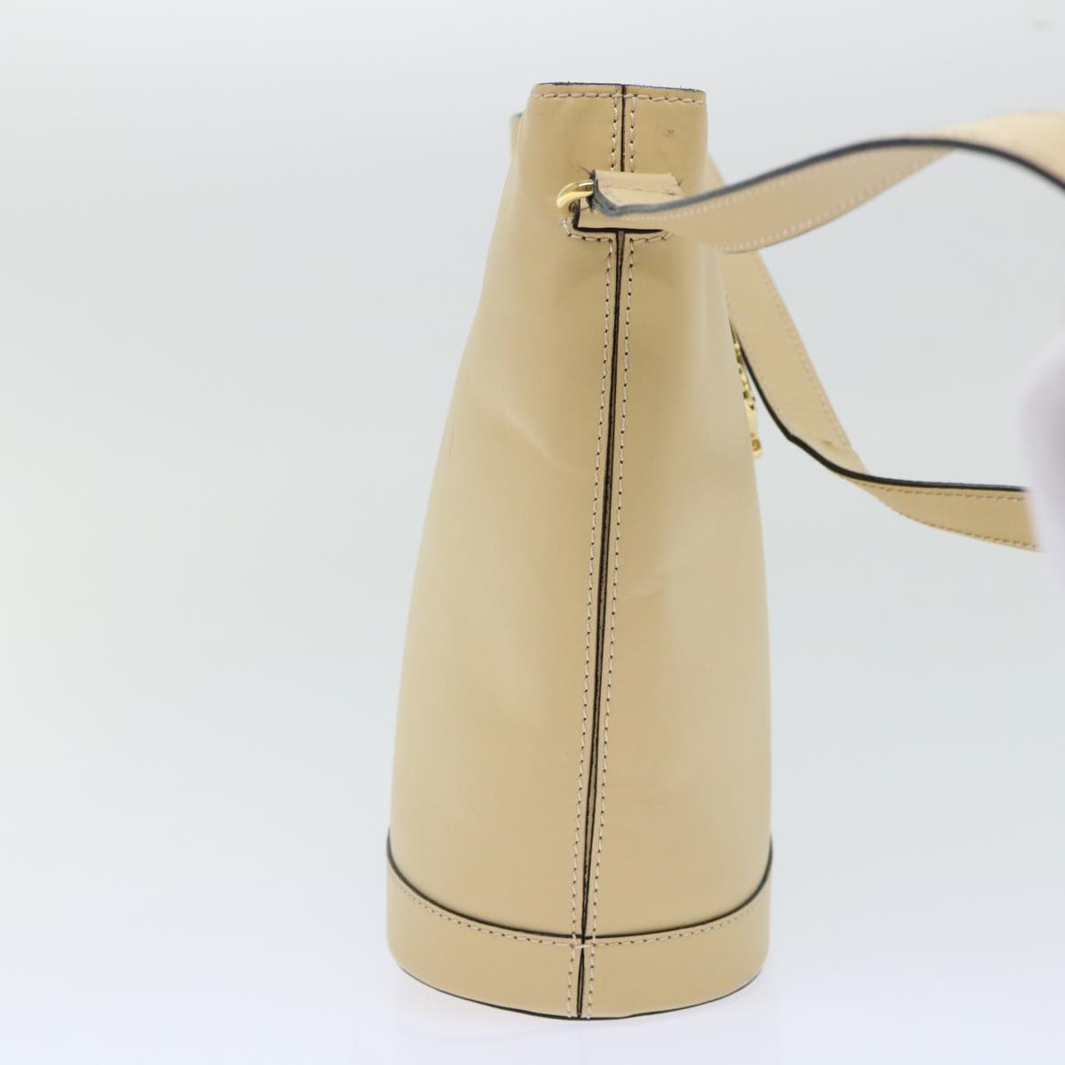 Luxury CELINE Shoulder Bag Leather Beige ar10051B