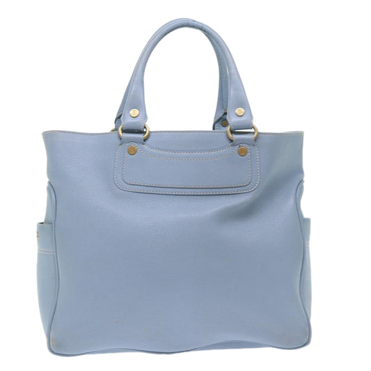 Luxury CELINE Boogie Bag Hand Bag Leather Blue ar10054B