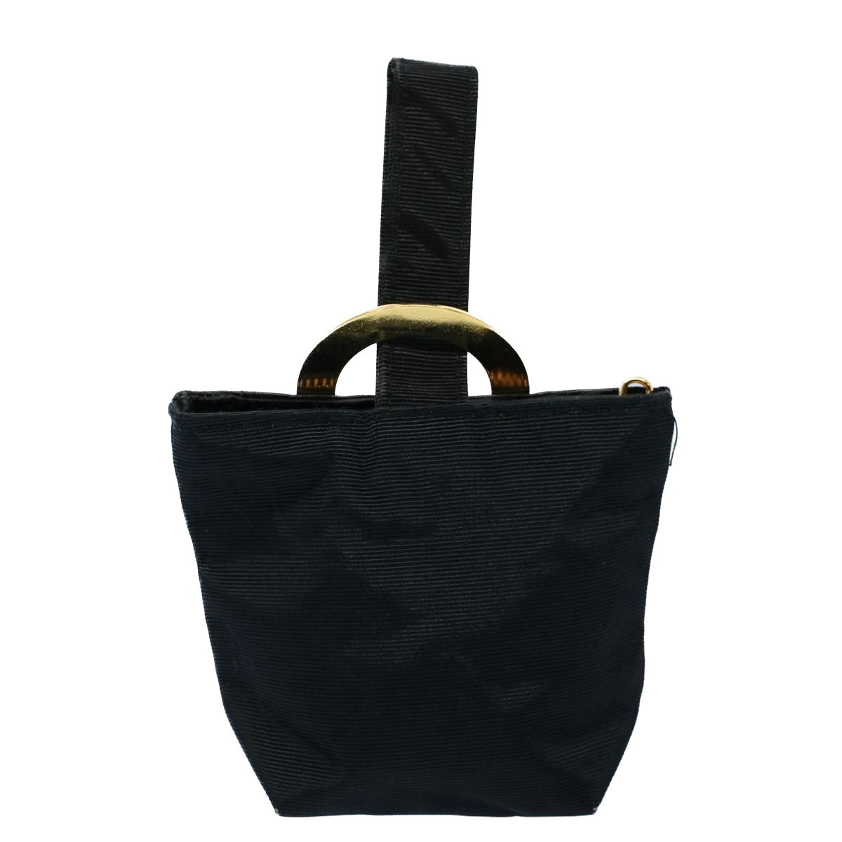 Luxury CELINE Circle Pouch Nylon Black ar10146B